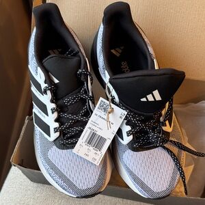 Adidas Women’s Black and Gray Sneakers